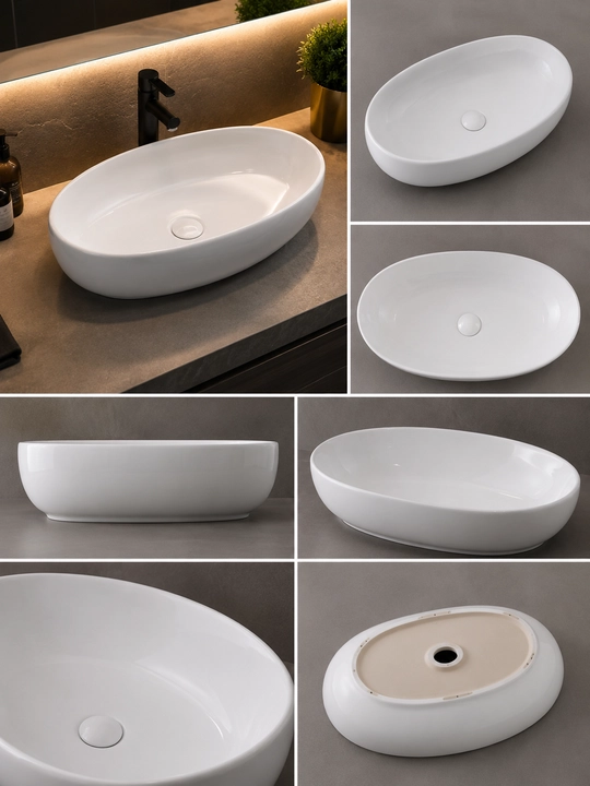 Rakovina McPoLOO MAB10207 oval oq 74×40×15 sm - 