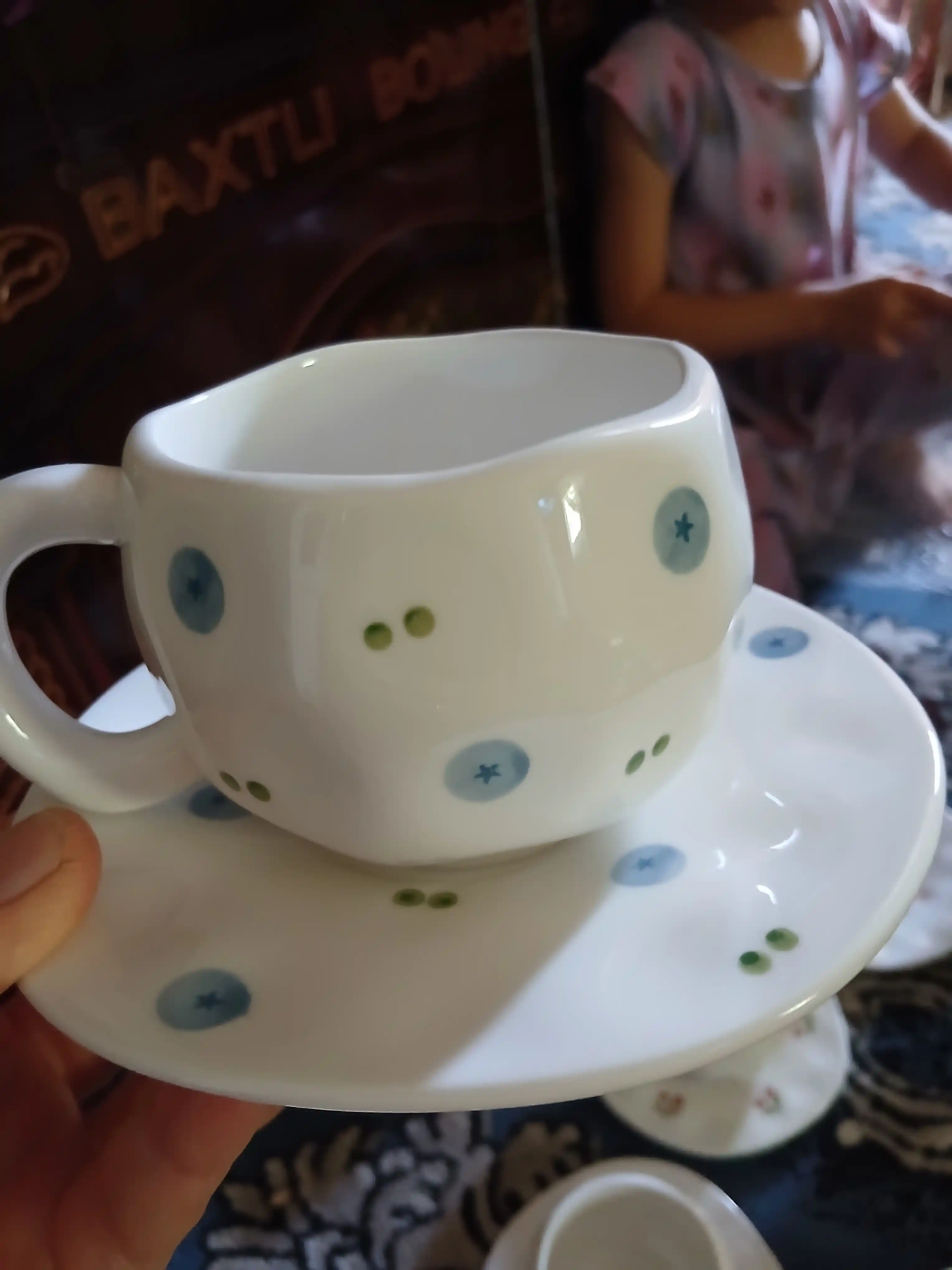 Krujka chashka choy va kofe uchun, likopchali chashka, Pinterest uslubi, 30+ dizayn
