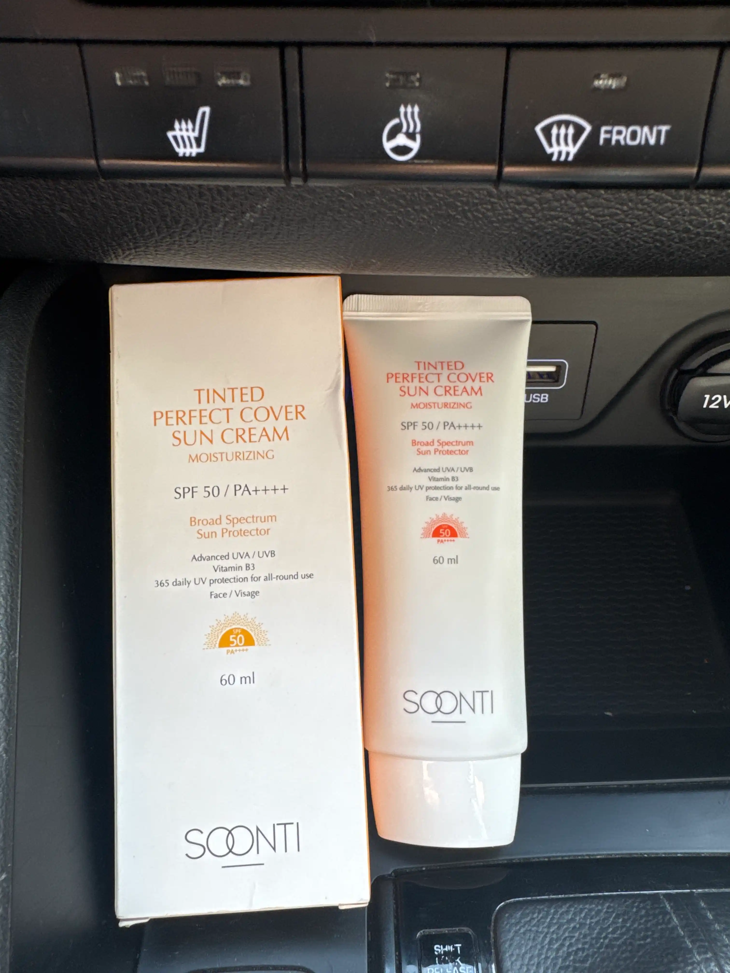 Солнцезащитный крем SOONTI SPF 50+ для лица, увлажняющий уход, 60 мл