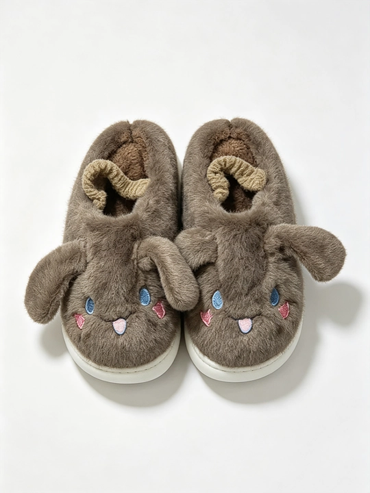 Детские пушистые тапочки Cinnamoroll, милые домашние тапочки для малышей