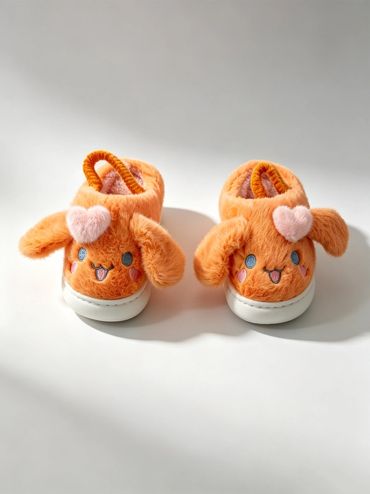 Детские пушистые тапочки Cinnamoroll, милые домашние тапочки для малышей