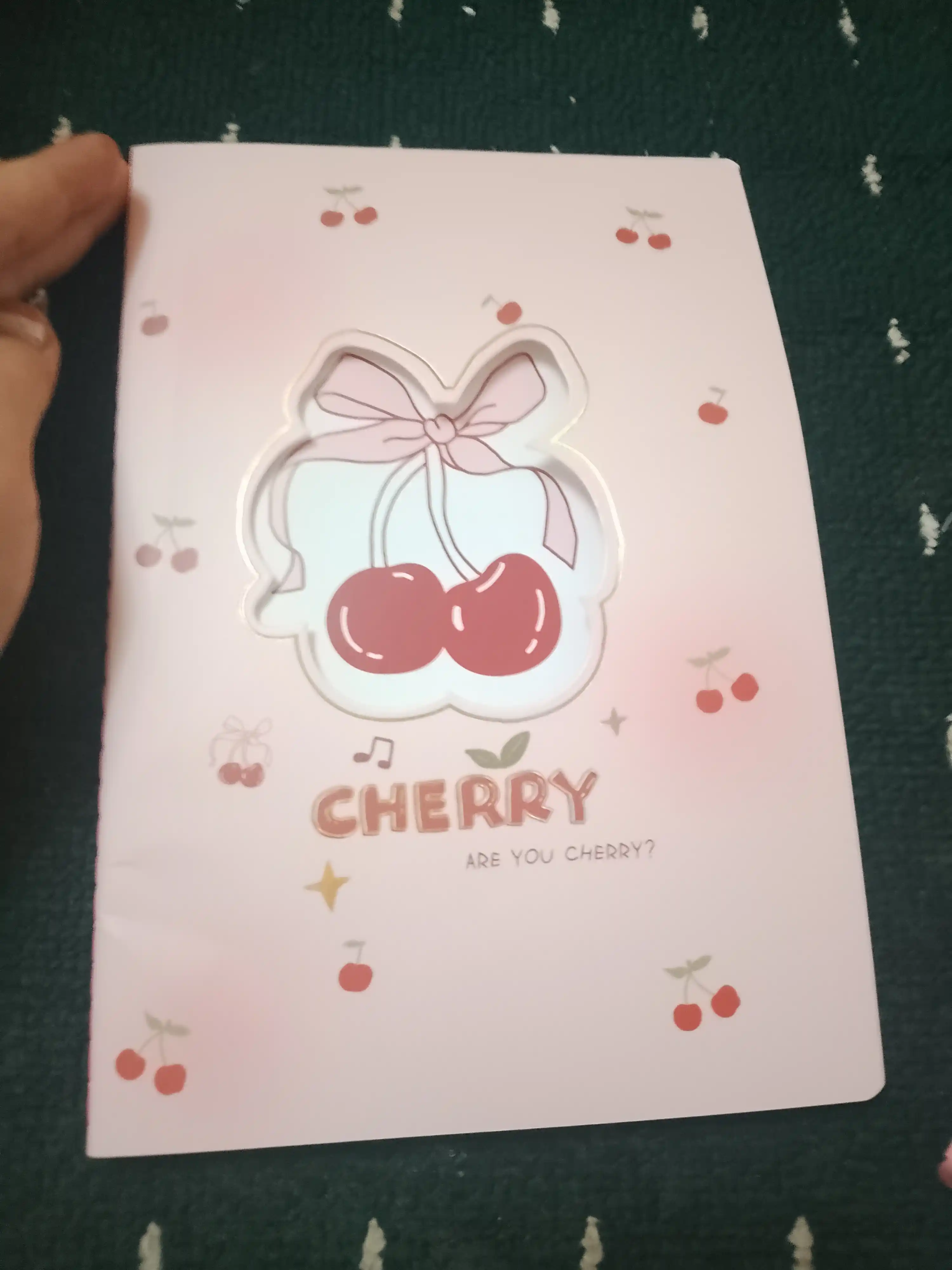 3D блокнот Cherry, большой формат 175×250 мм, 40 листов