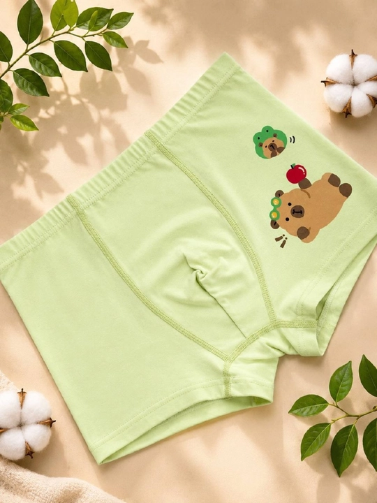 Bolalar bokserlari, yumshoq trikotaj, qulay ichki kiyim, kundalik kiyim, elastik bel, bola - 