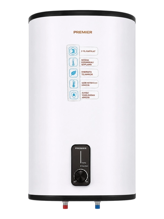 Водонагреватель Premier PRM-80WH01ME, 80 л, 1500 Вт, электрический, белый - 
