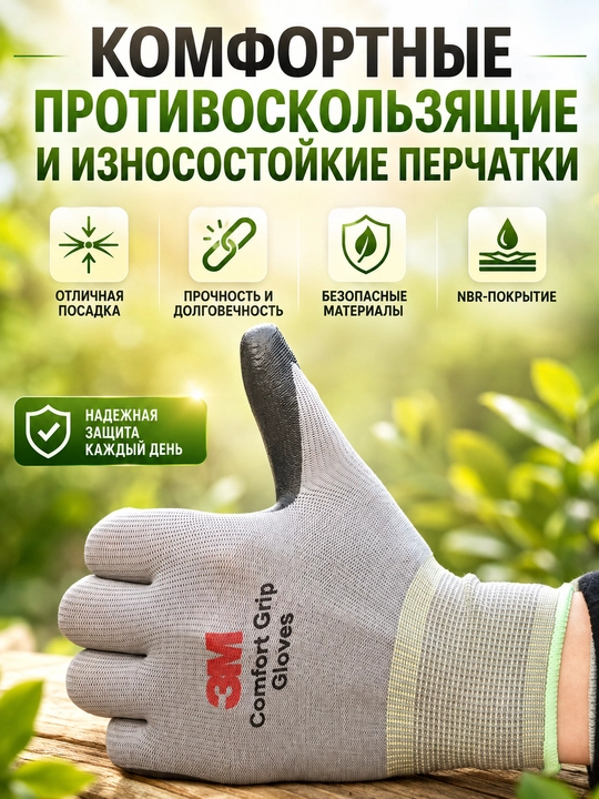 Перчатки рабочие, строительные, хозяйственные, рыболовные