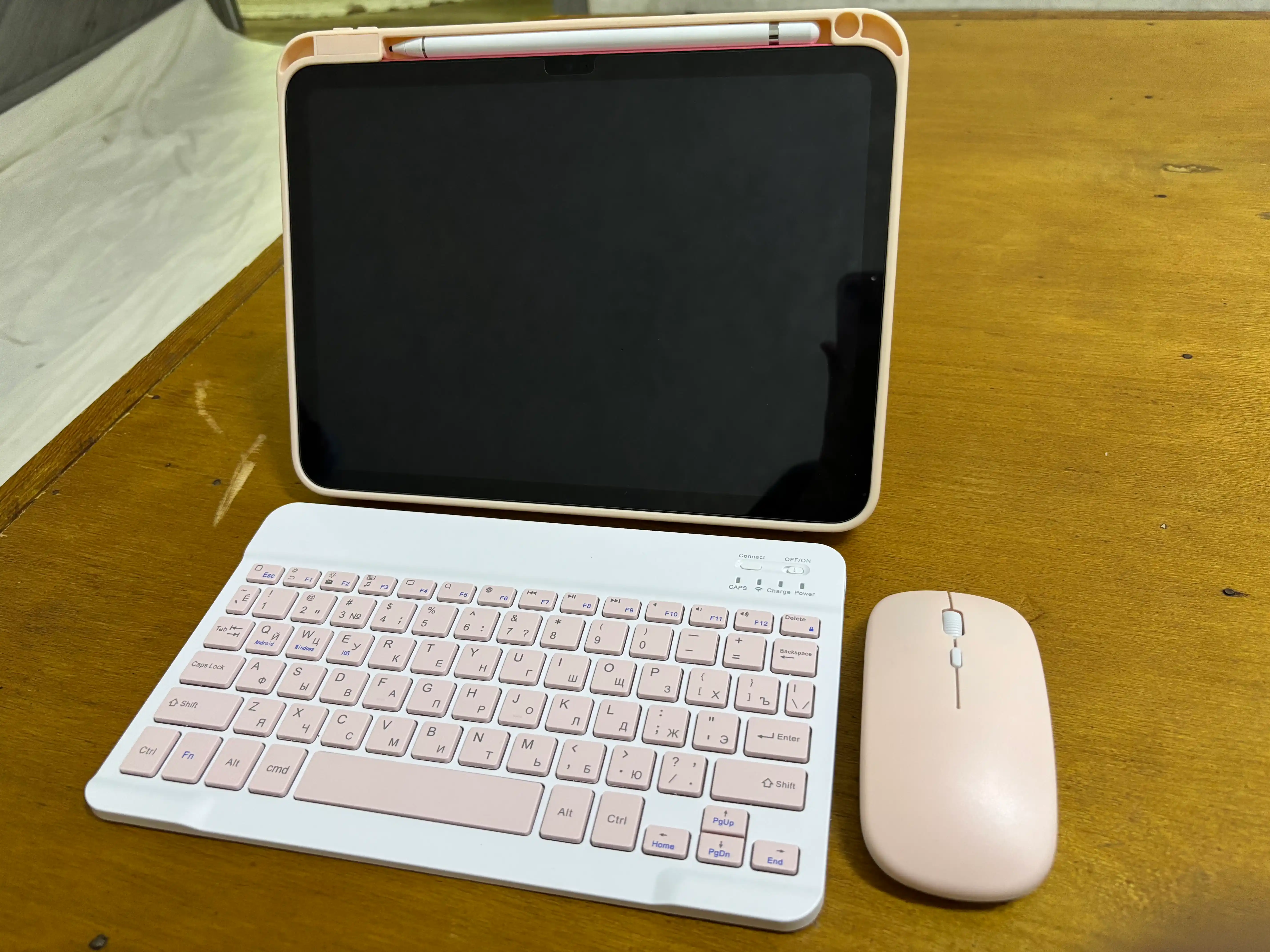 Planshet uchun simsiz Bluetooth klaviatura, ixcham va qulay, ish uchun mos, ipad uchun
