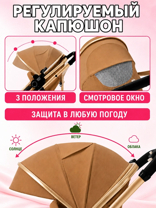 3 tasi 1 da bolalar aravachasi, beshik, avtokreslo, buklanadi, aylanuvchi o‘rindiq