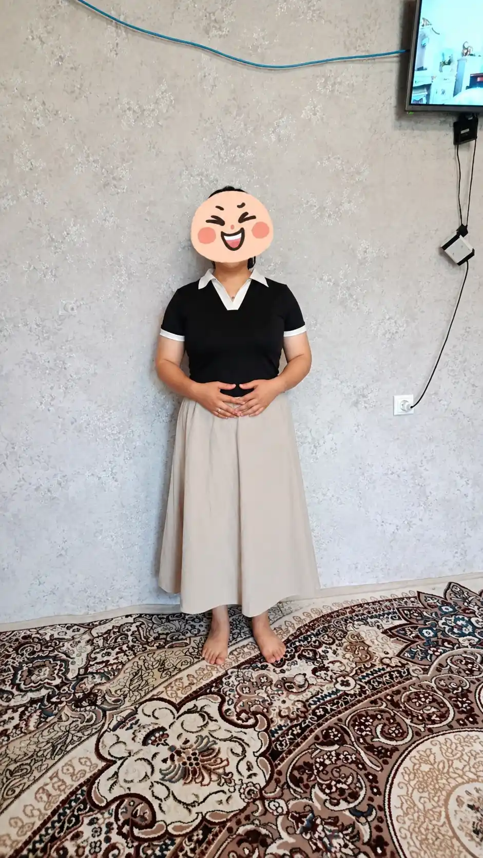 Ayollar uchun keng futbolka polo