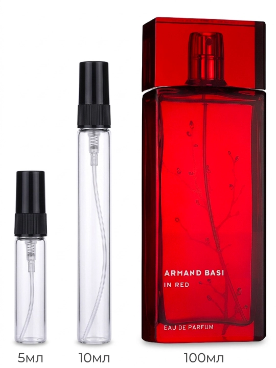Armand Basi In Red ayollar uchun atir duxi Ispaniya parfyum EDP porbnik otlivant