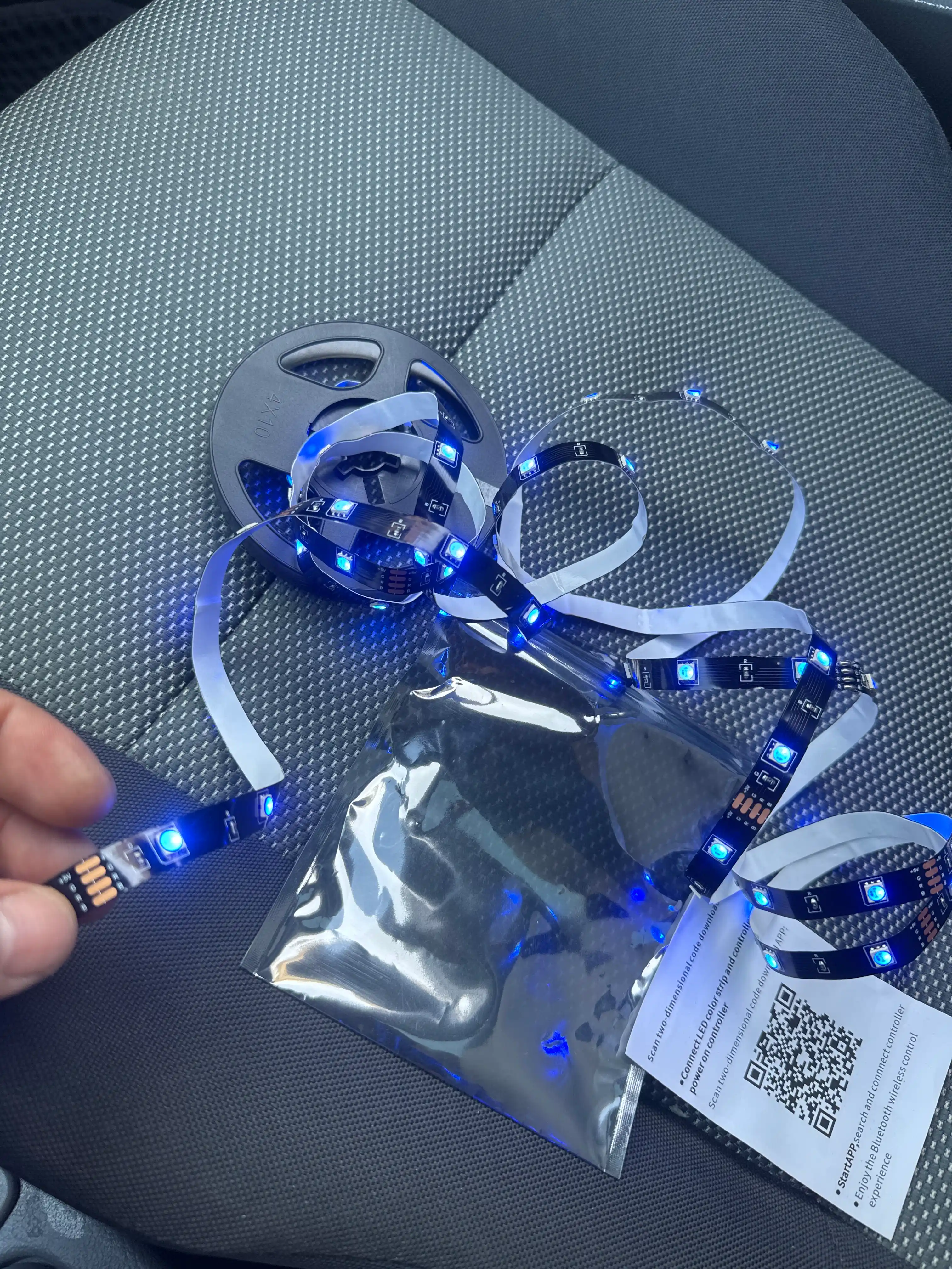RGB Pickup LED Lenta 3M, 5M, 10M – Bluetooth va Musiqaga Reaksiya