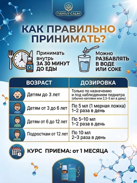 Сироп Демокар L-карнитин без сахара, 100 мл — для метаболизма, сердца, энергии и аппетита