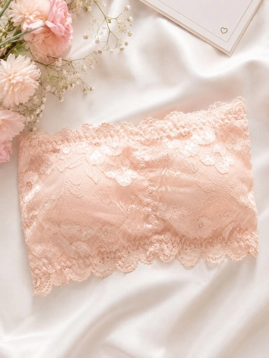 Ayollar to‘rli krop-top bando büstgalter, porolonli va shaffof lyamkali ichki kiyim