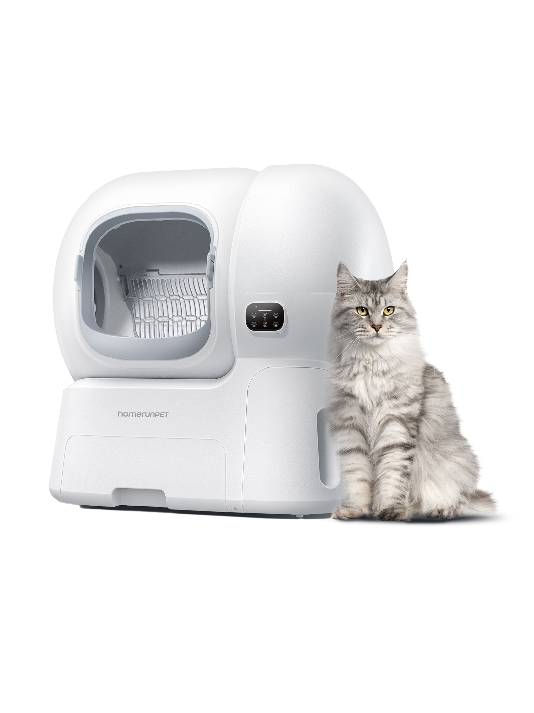 Самоочищающийся туалет HomerunPET CS106 для кошек, 106 л - 