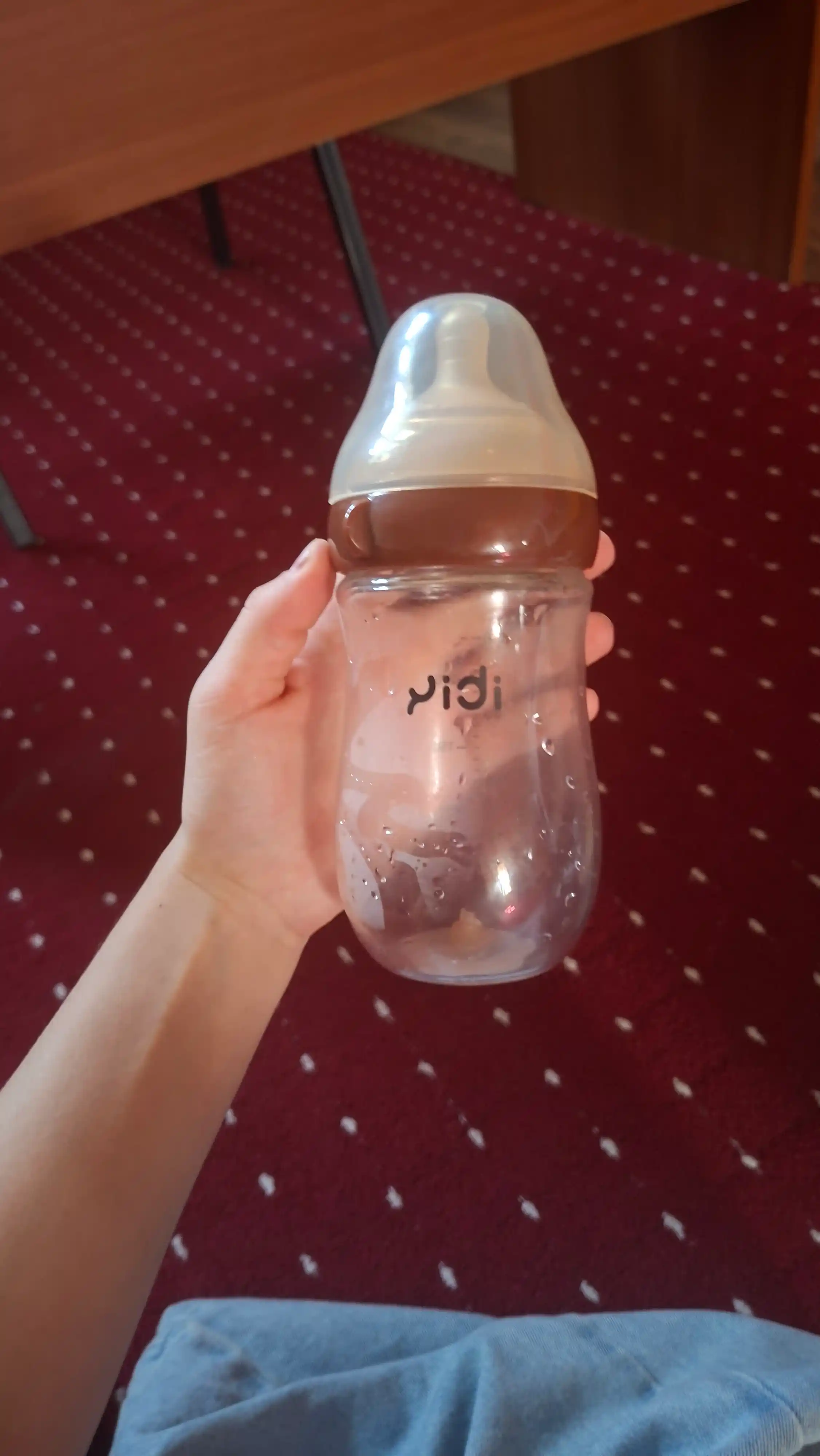 Bolalar shisha idishi, silikon so‘rg‘ichli, antiseptik 160 va 240 ml