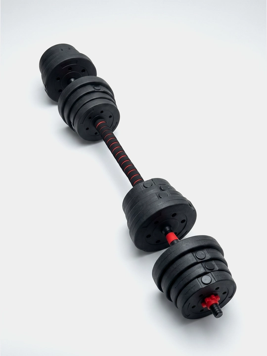 Yig'ma gantellar to plami va shtanga, gantel nabor 15 kg - 30 kg