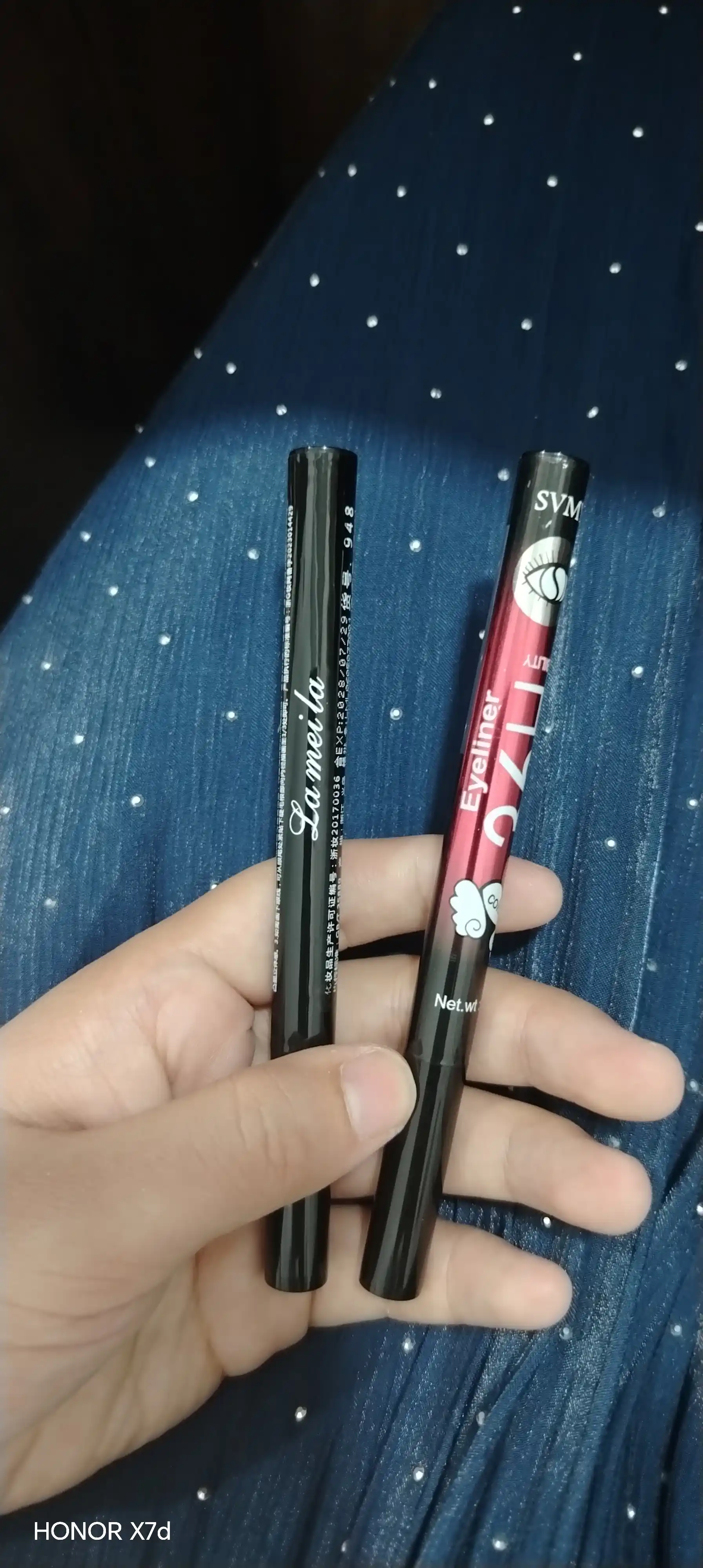 Podvodka flomaster 2 tasi 1 da ko'zlar uchun, SVMY va EYELINER, suvga chidamli