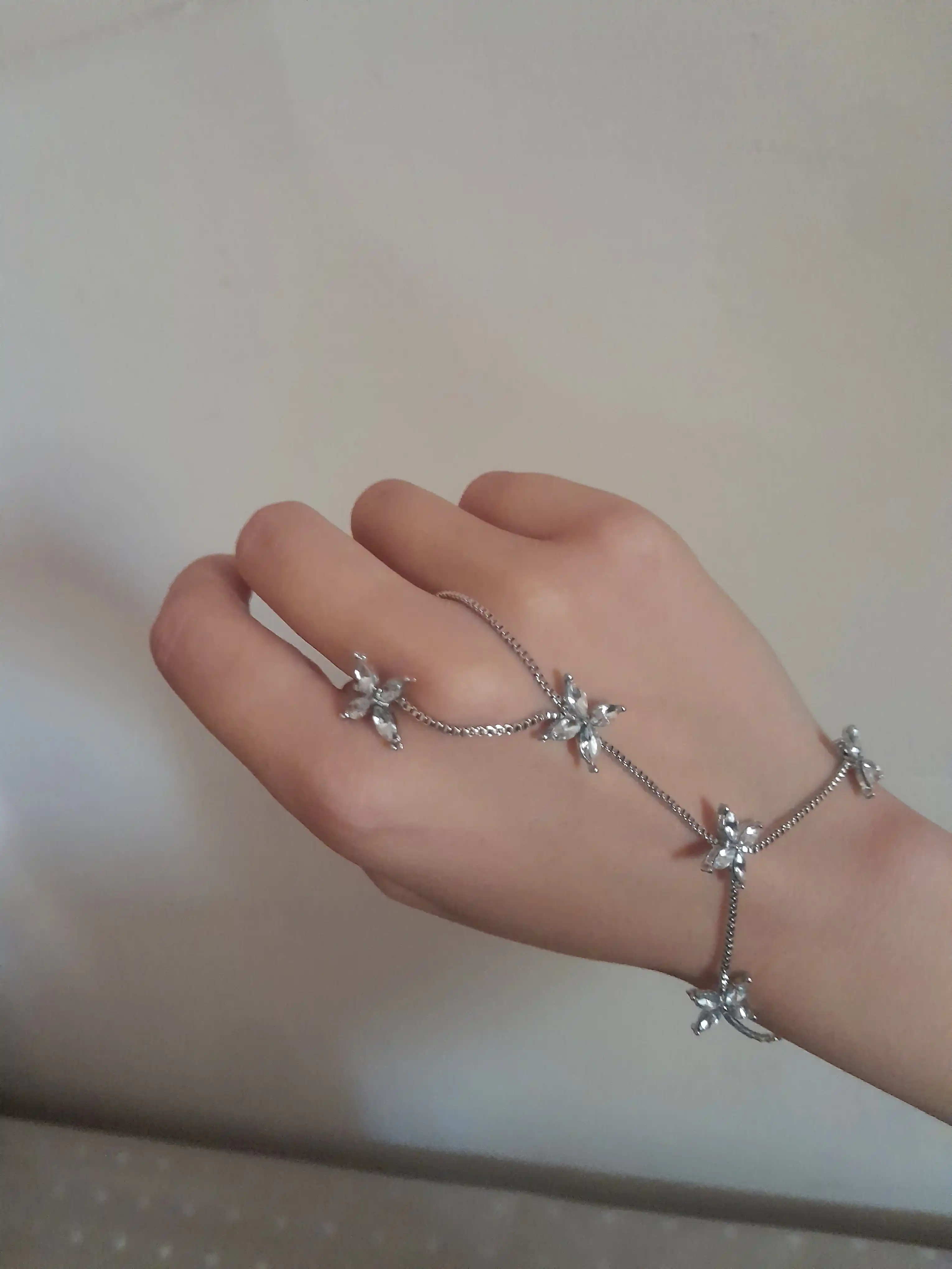 Браслет с кольцом, 2 в 1