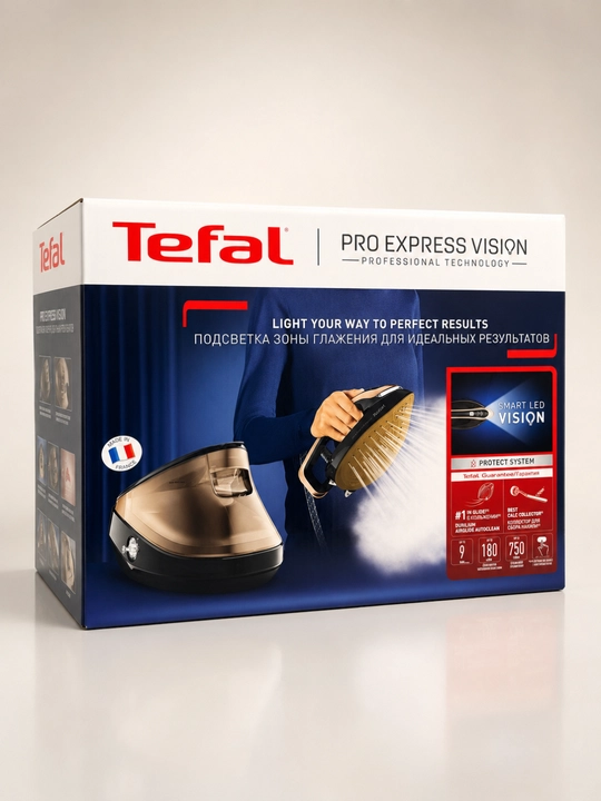 Парогенератор Tefal Pro Express Vision, 9 бар, 750 г/мин, с подсветкой