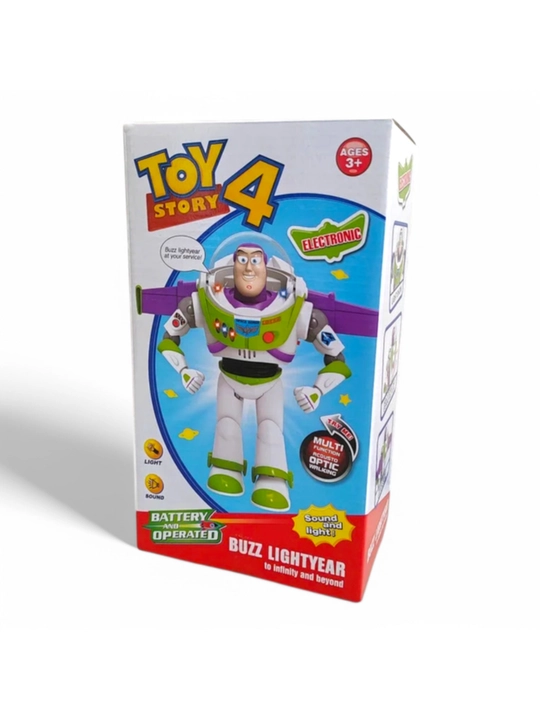 Робот Buzz Lightyear, ходячая игрушка со светом и звуком, для детей 3+