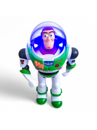 Робот Buzz Lightyear, ходячая игрушка со светом и звуком, для детей 3+