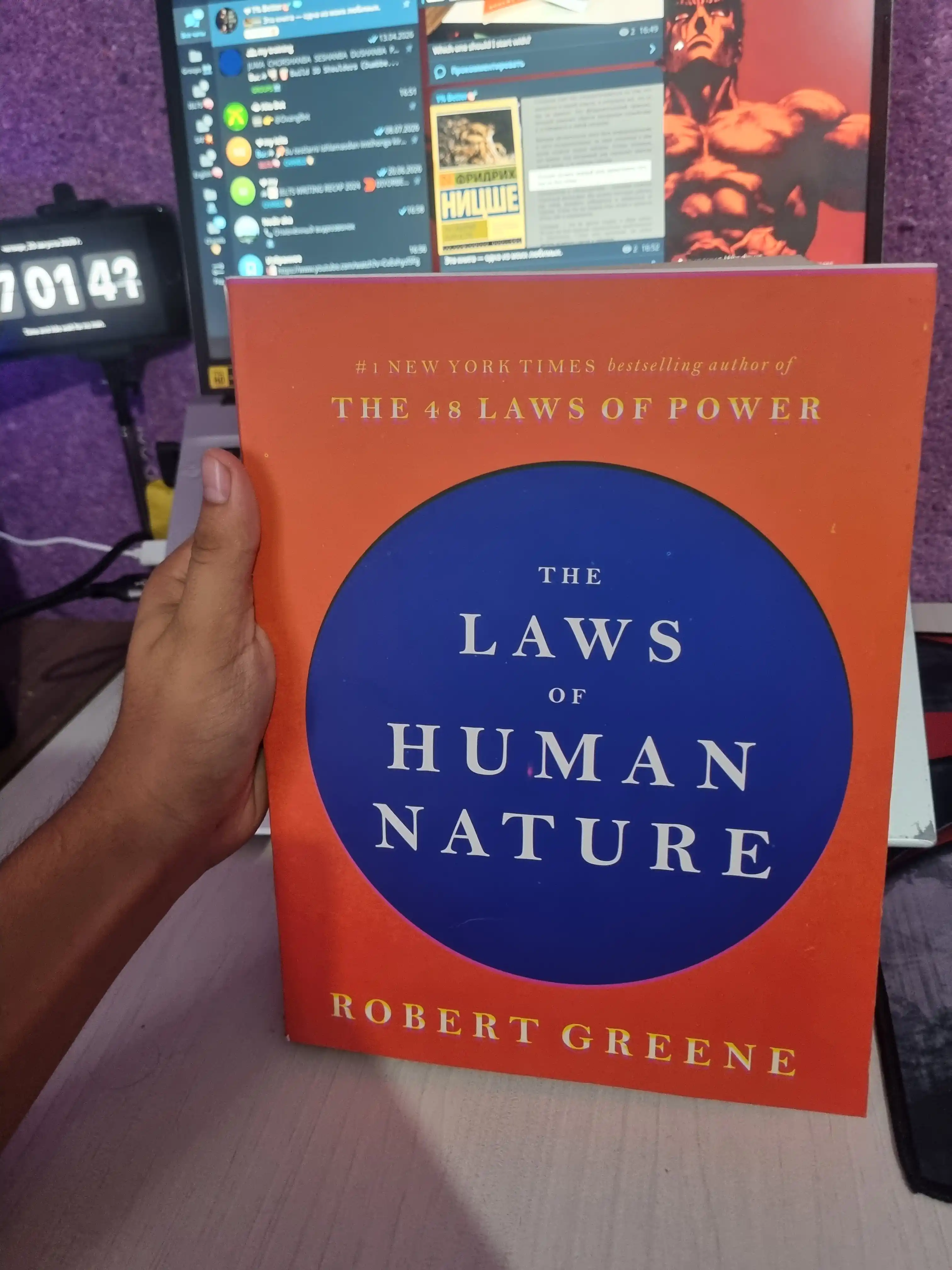 Kitob, "The Laws of Human Nature" - Robert Greene