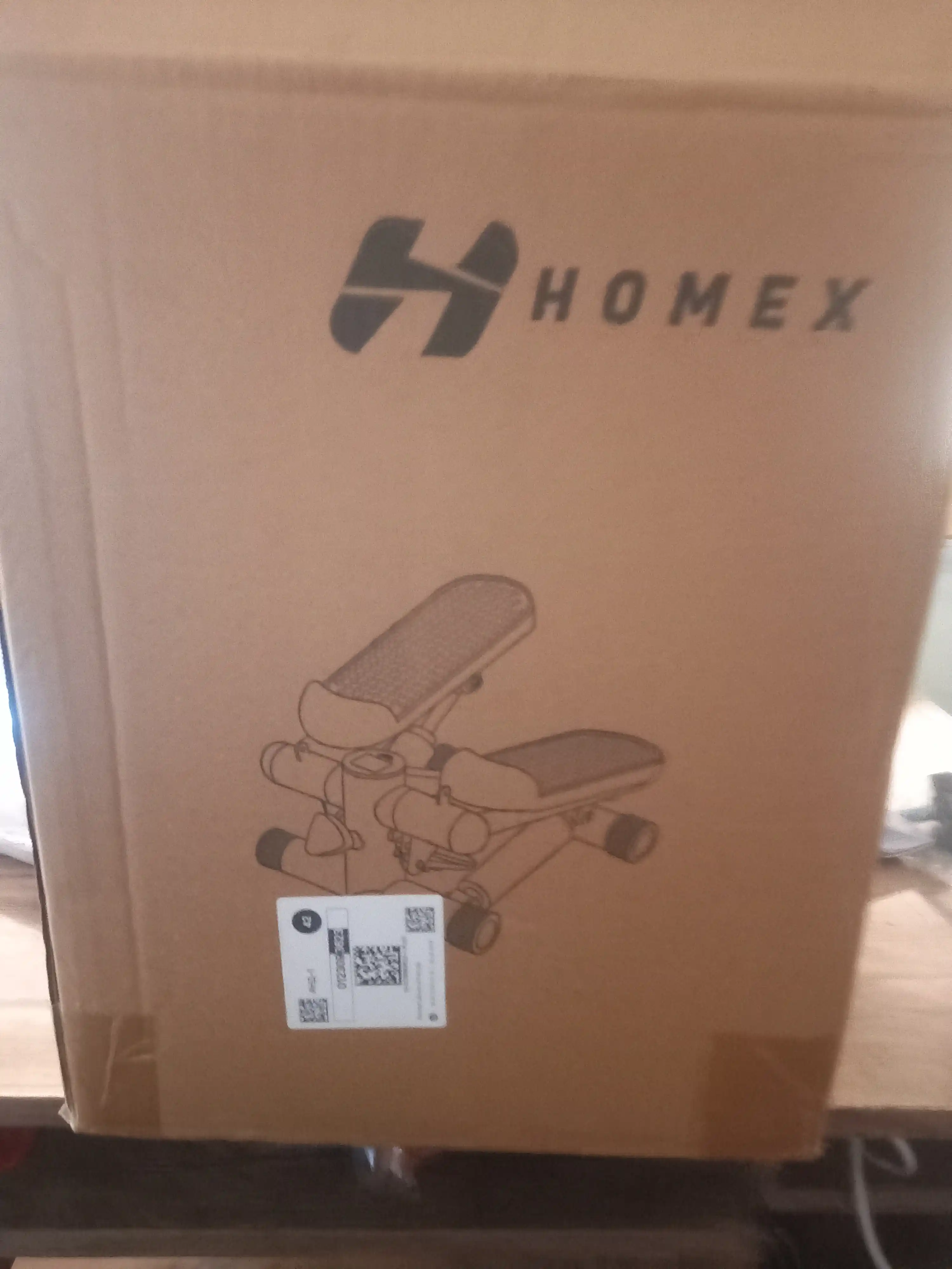 Stepper buriluvchi trenajor Homex – oyoq, son, bel va press mushaklari uchun, espanderli
