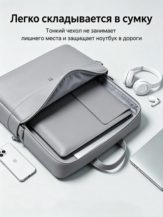 Noutbuk uchun chehol, Macbook uchun sumka, o'lchamlari 12-15,6 dyuym