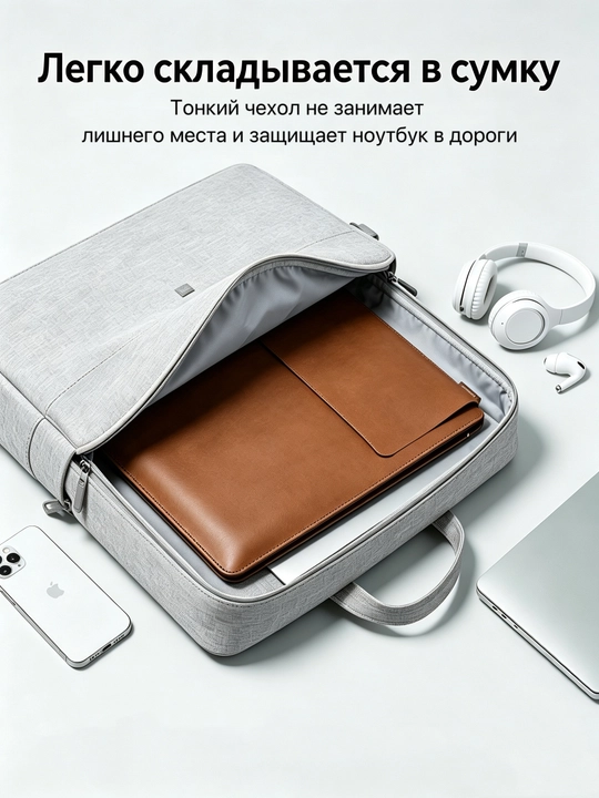 Noutbuk uchun chehol, Macbook uchun sumka, o'lchamlari 12-15,6 dyuym