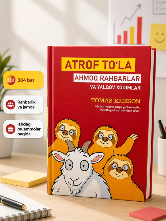 Atrof to'la ahmoq rahbarlar va yalqov xodimlar. Tomas Erikson kitobi. Biznes va boshqaruv - 