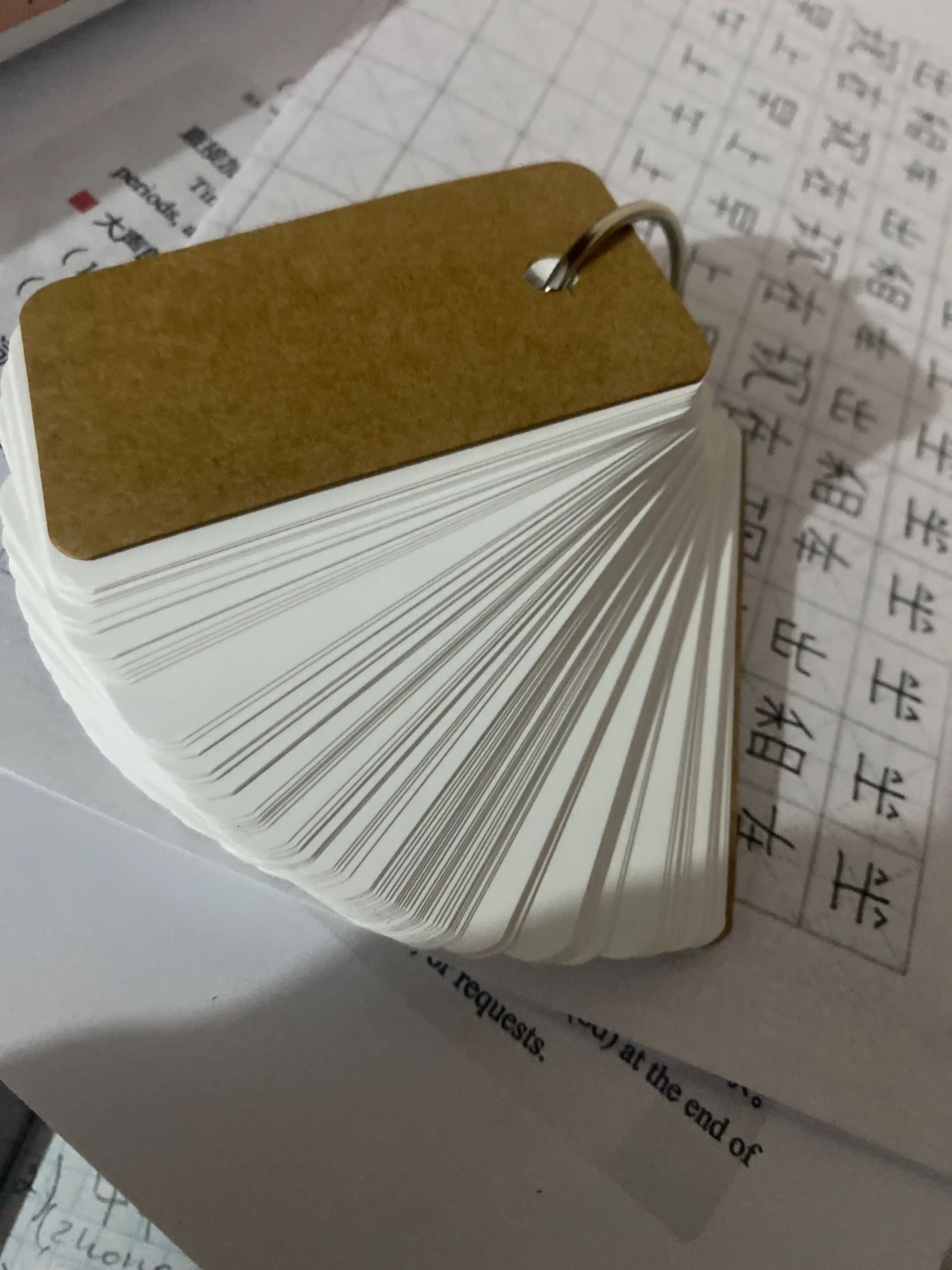 Flash card, stikr, soʻz yodlash uchun karta toplami 100 varoqchali