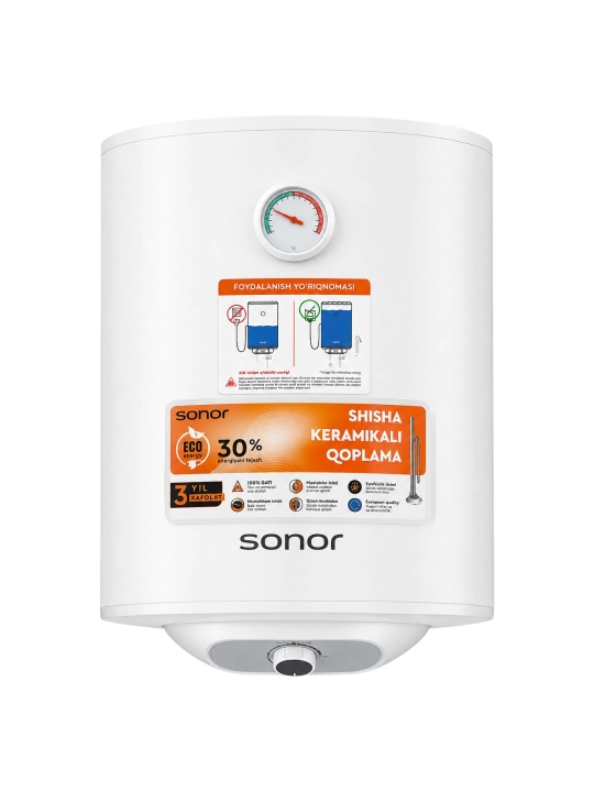 Suv isitgich Sonor SNR-V30WH02ME, 30 l, 2000 Vt, elektr, vertikal - 