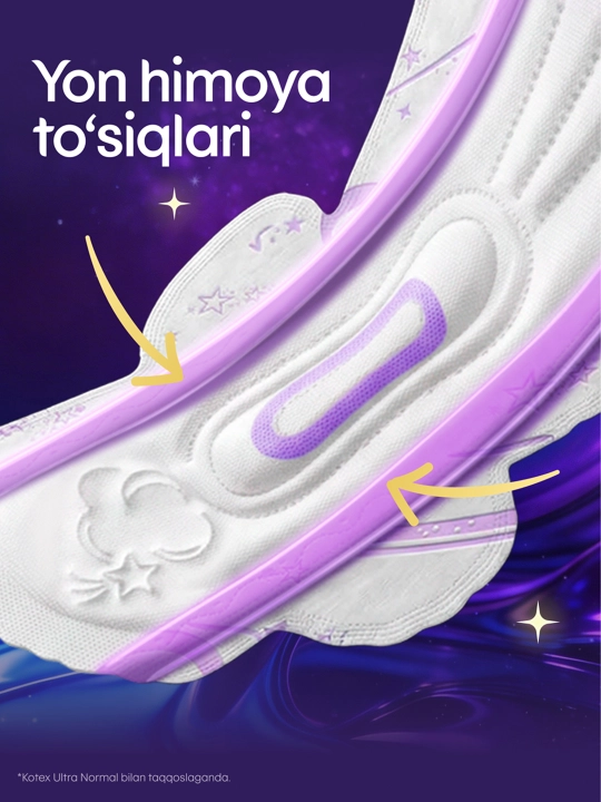 Kotex Extra Protect tungi prokladkalari, 5 dona