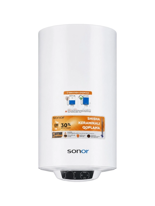 Suv isitgich Premier Sonor SNR-V100WH02ME, 100 l, 2000 Vt, elektr, vertikal - 