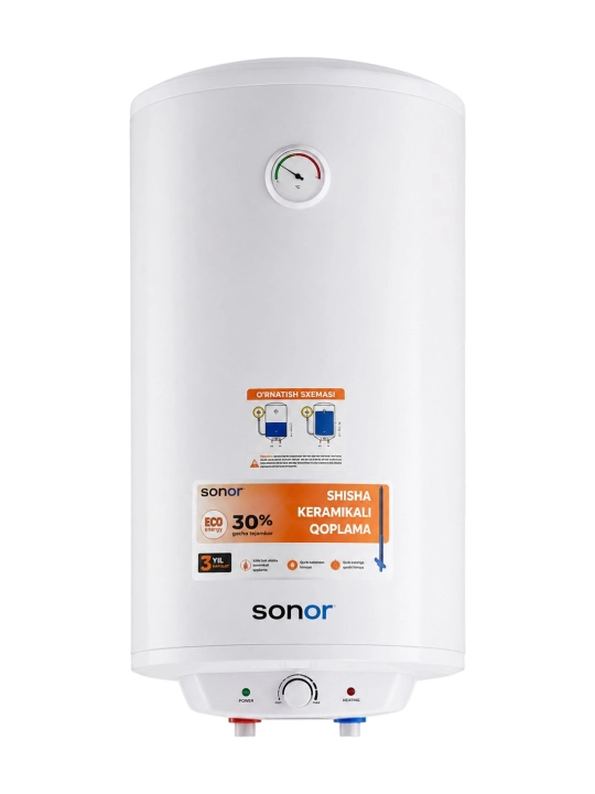 Водонагреватель Premier Sonor SNR-V30WH03ME, 30 л, 1500 Вт, электрический - 