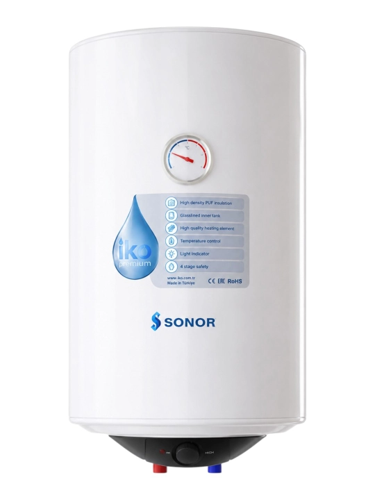 Suv isitgich Sonor SNR-V50WH03ME, 50 l, 2000 Vt, elektr, vertikal, mexanik - 