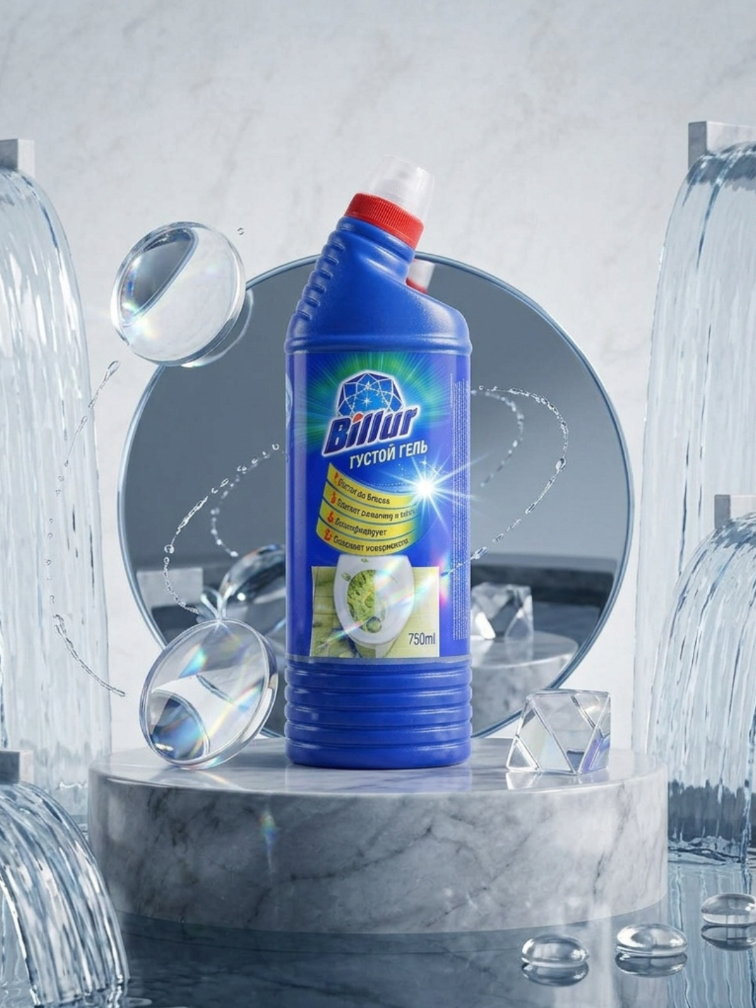 Bilur hojatxona va santexnika tozalovchi geli, 750 ml - 