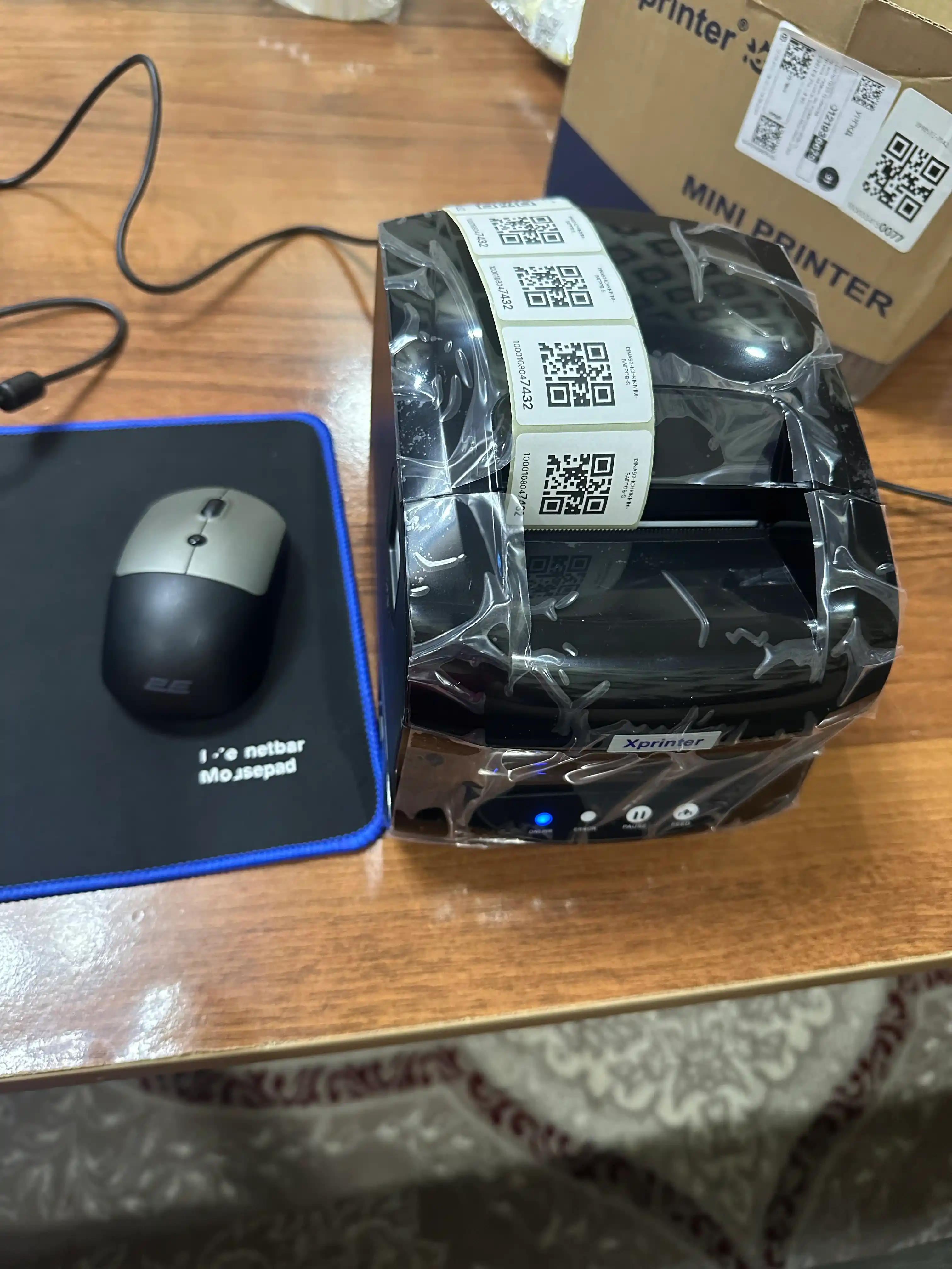 Termal yorliq va cheklar printeri Xprinter XP-365B, 80 mm, 127 mm/s USB