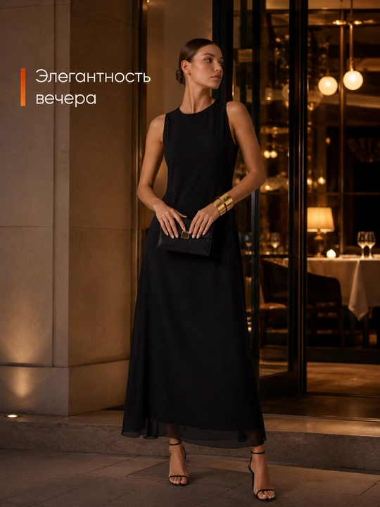 Платье женское, базовое, в офис