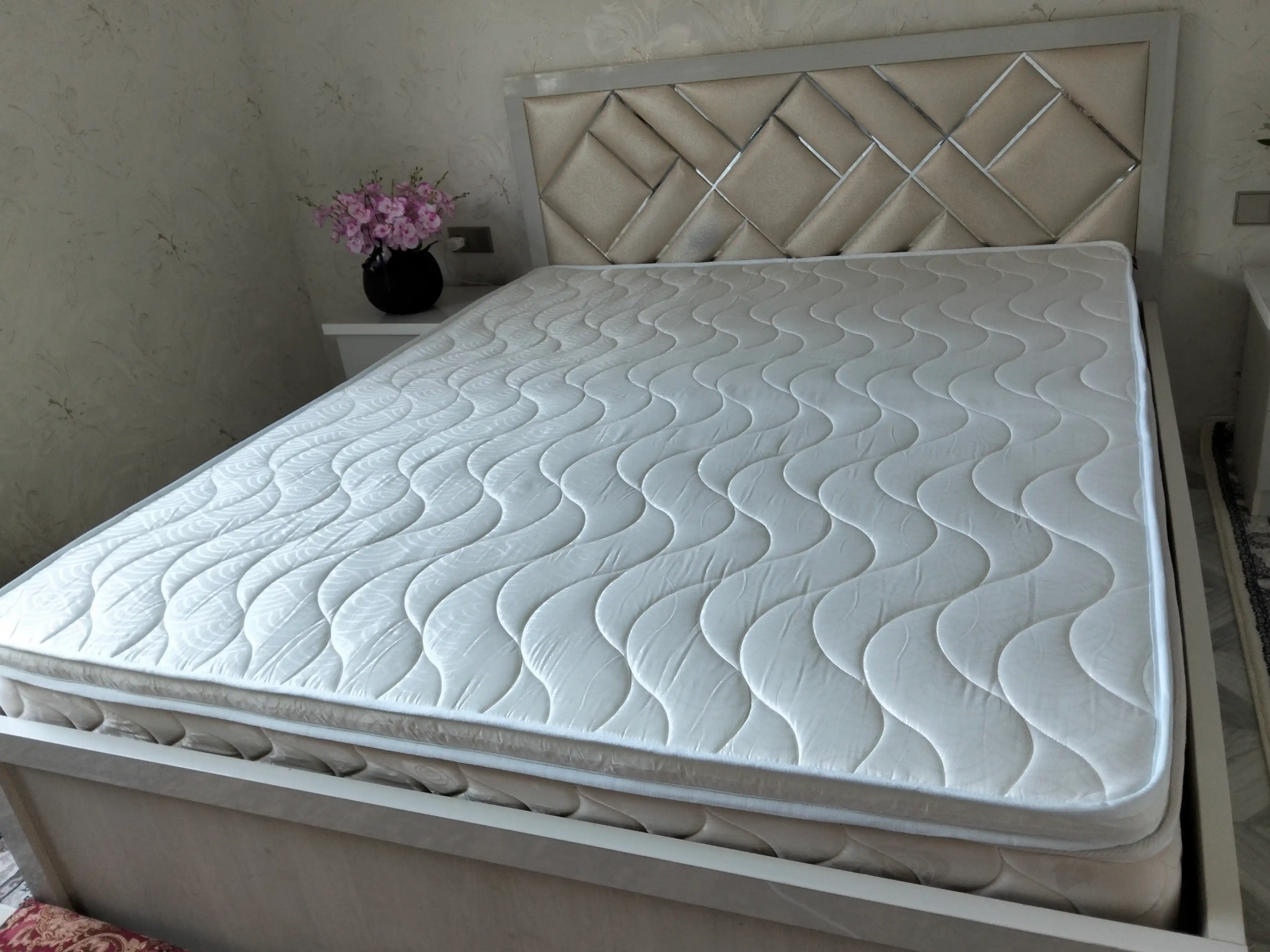 SONOX Extra Protect Plus 8 sm matras-topper / anatomik ko‘pik / jakkard g‘ilofi