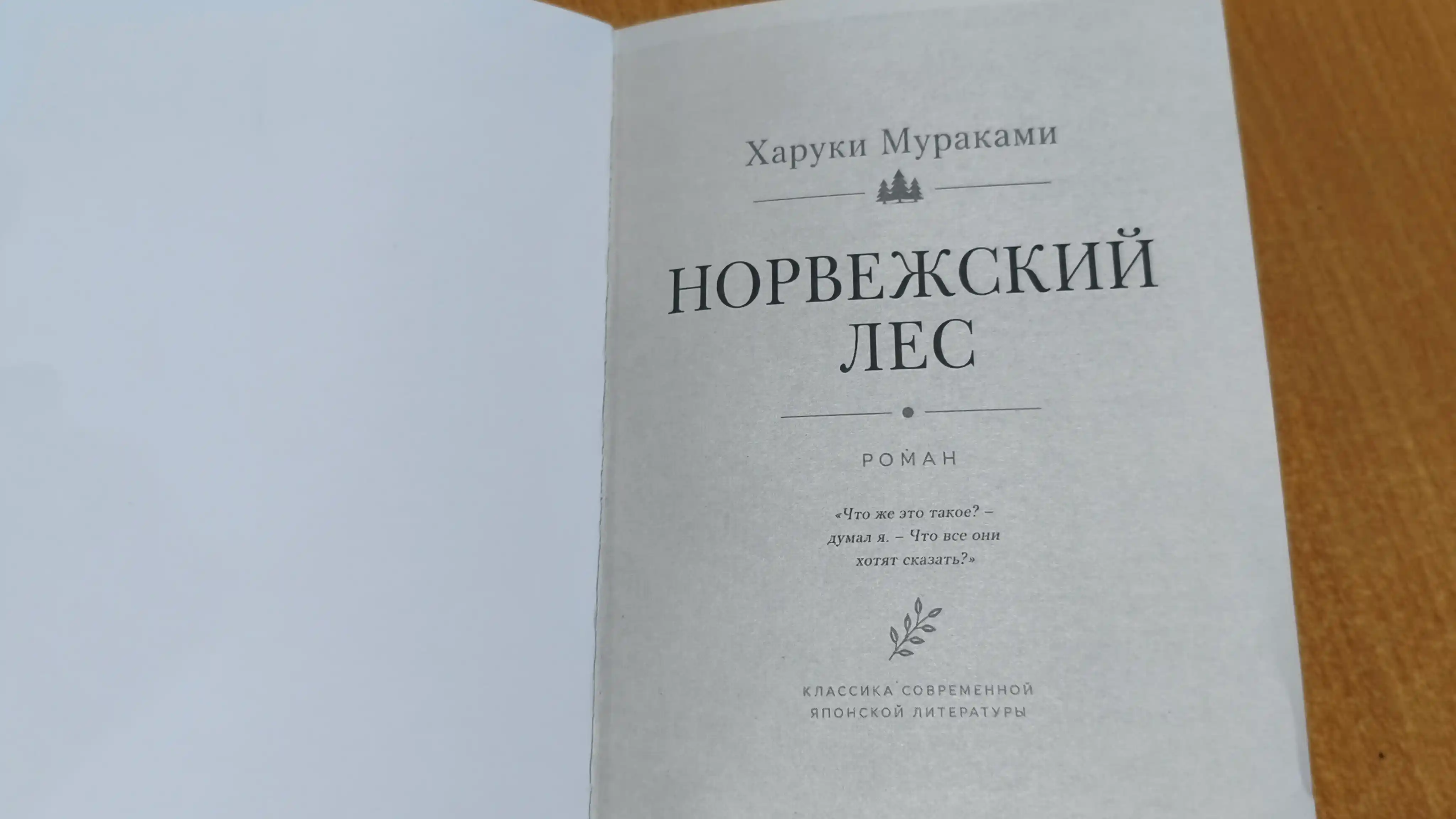 Харуки Мураками, Норвежский лес