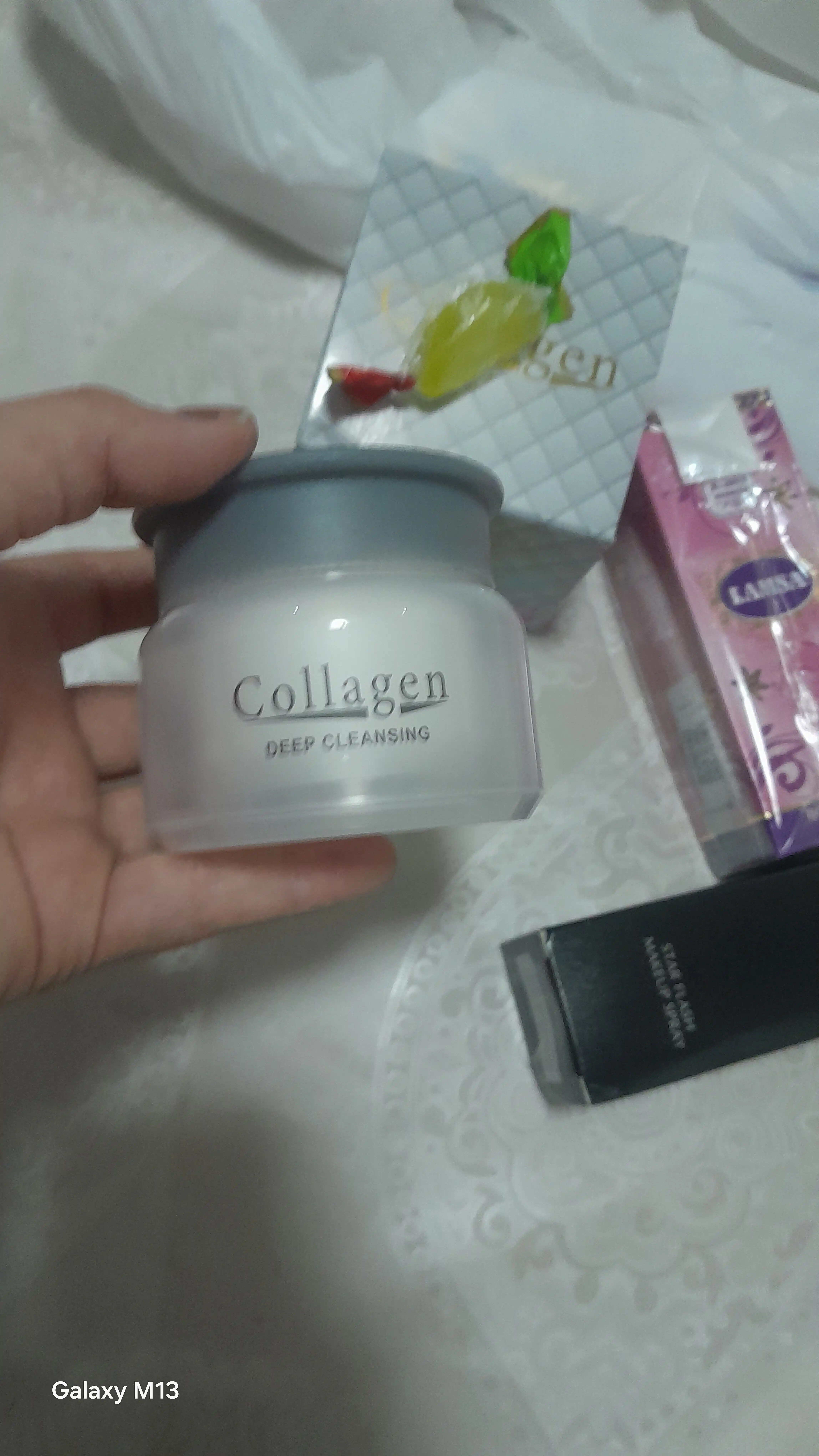 Oziqlantiruvchi, namlantiruvchi yuz uchun krem, shilliqurt ekstrakti Collagen, 80 gr