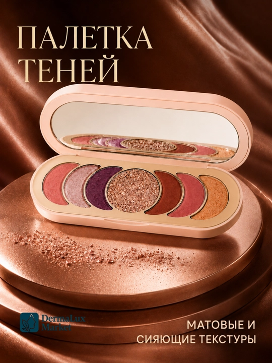 Ko‘z makiyaji uchun Rare Beauty paletkasi, Give Yourself Grace, mat va shimmer ranglar