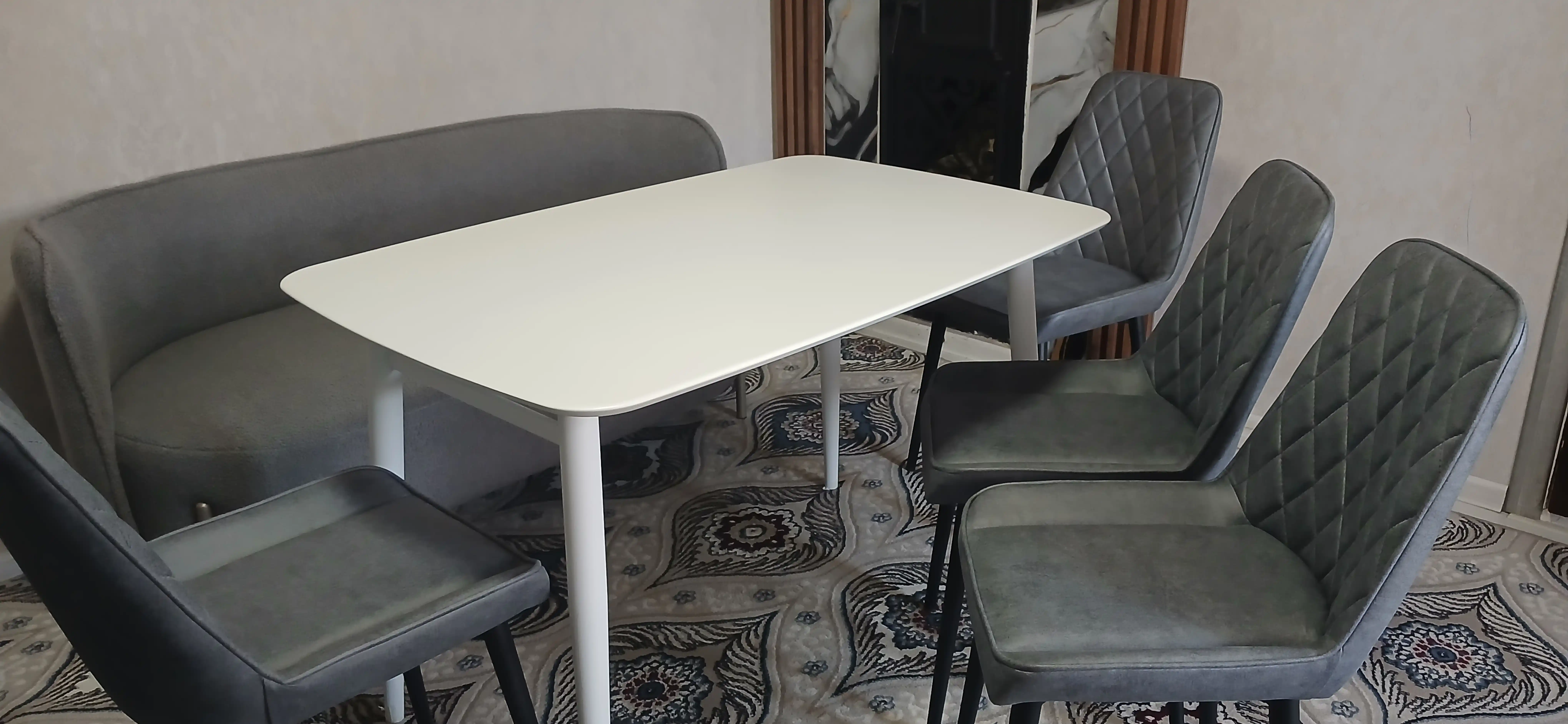 AIKO Oslo ovqatlanish stoli, uy va ofis uchun oshxona stoli