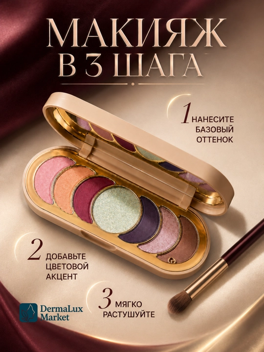 Палетка теней для макияжа глаз Rare Beauty Give Yourself Grace матовые и шиммерные оттенки
