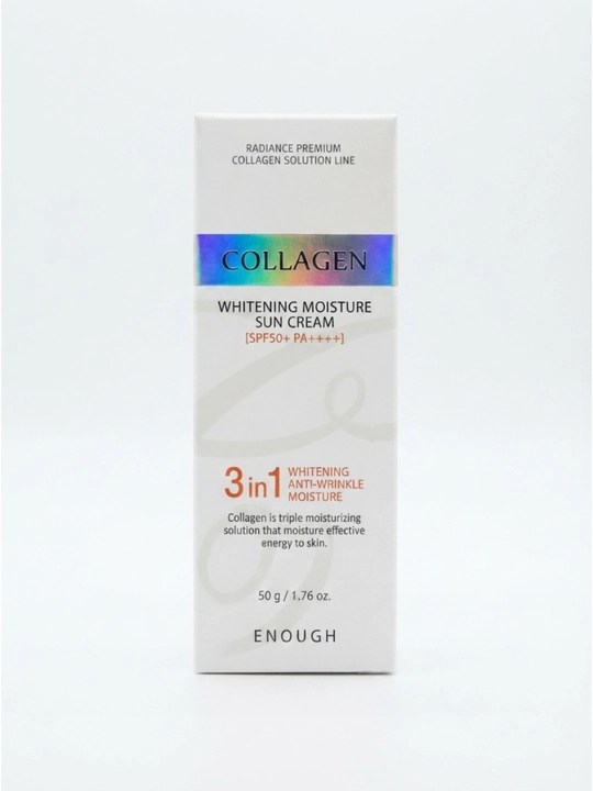Enough Collagen Whitening Moisture Sun Cream SPF 50+ PA++++ 50 g kollagenli quyosh kremi