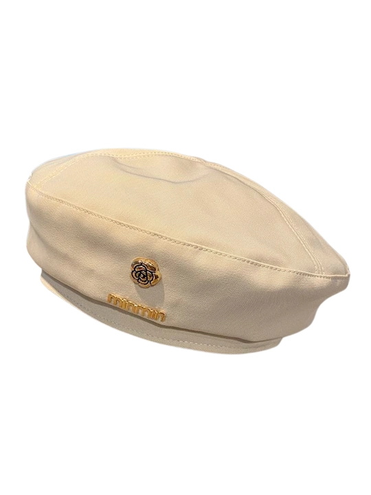 Ayollar va qizlar uchun beret, qishki qalin qalpoq, dumaloq to‘qilgan, ikki qavat, klassik