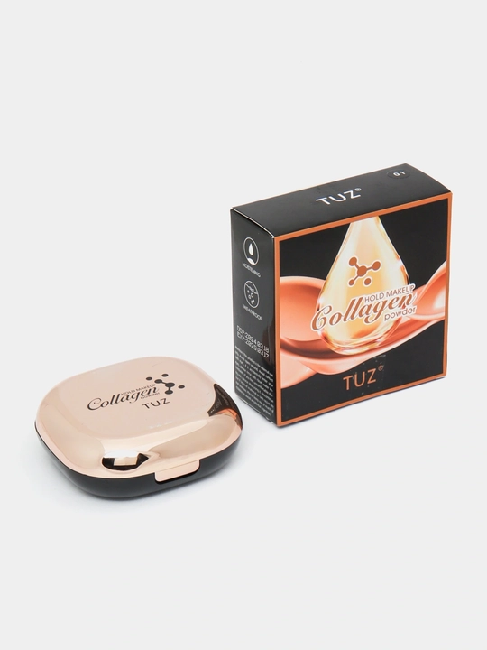 Пудра с коллагеном TUZ Collagen Hold Makeup Powder, 2 в 1