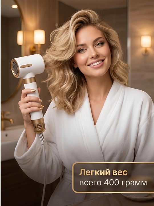 Профессиональный фен мульти Стайлер для сушки и укладки волос 7 в 1