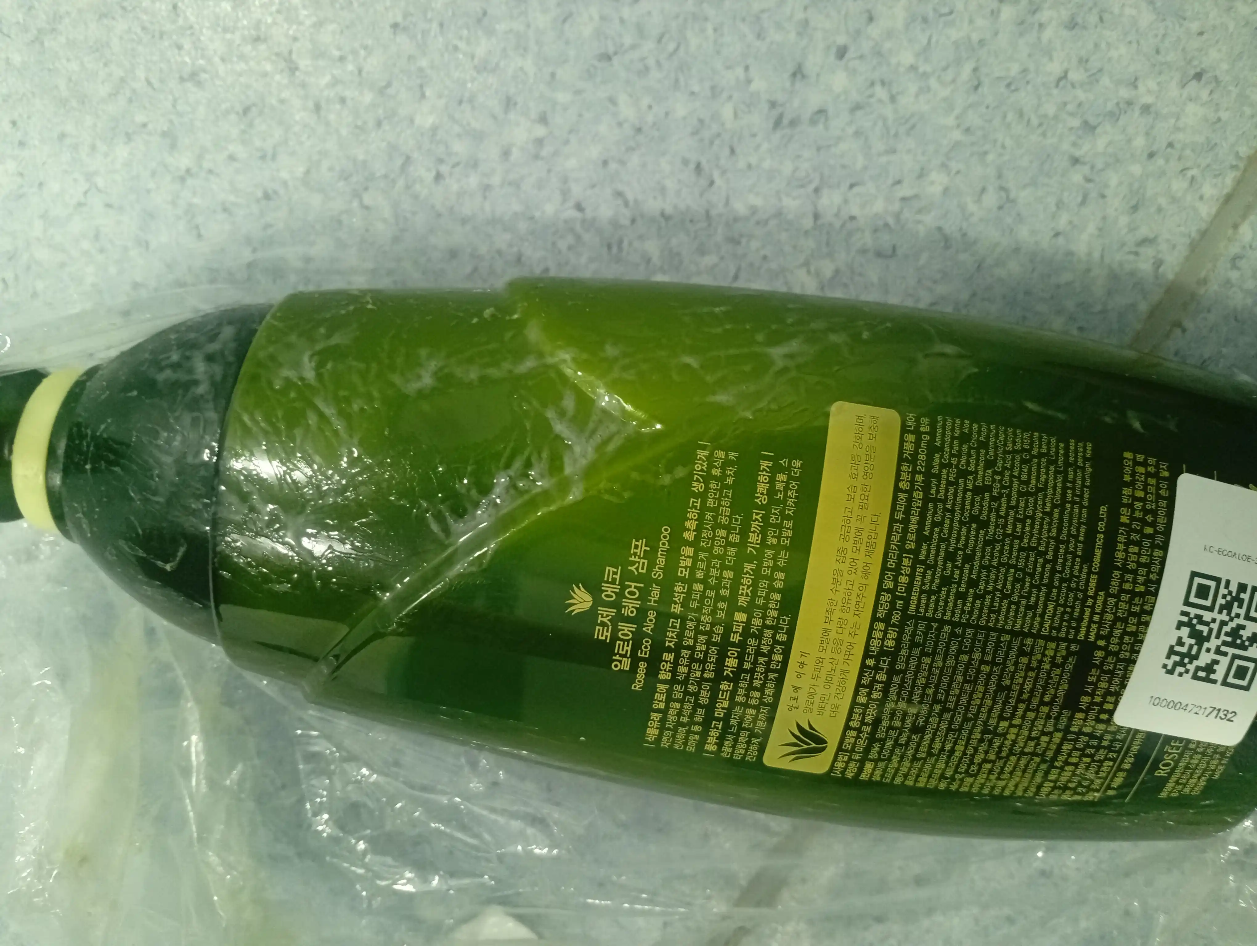 Rosse Eco Aloe namlantiruvchi koreys shampuni, 760 ml