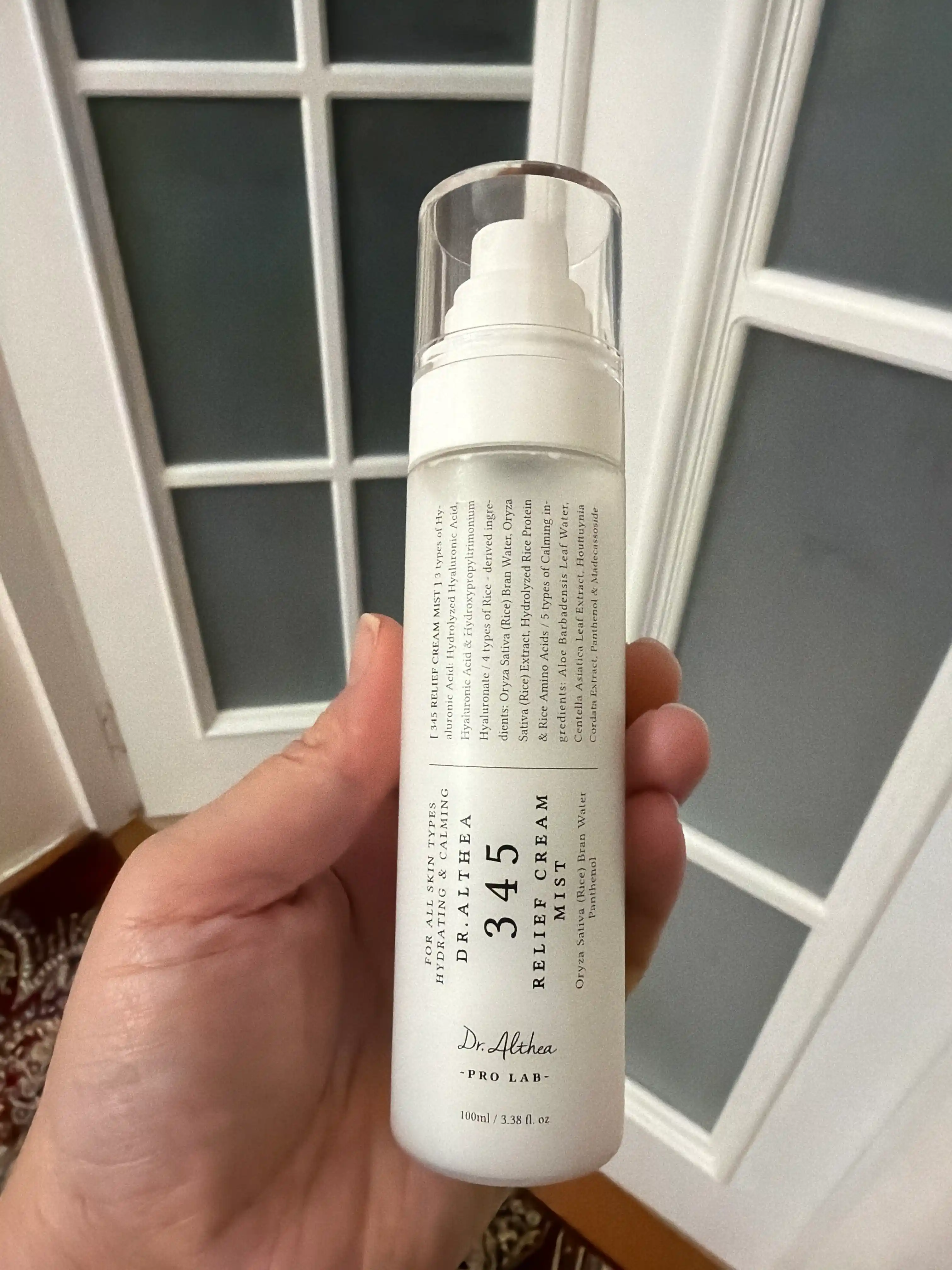 Dr. Althea 345 Relief Cream Mist успокаивающий мист с гидролатом риса и пантенолом